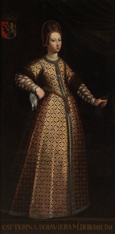 Portrait of Catherine of Bavaria, Wife of Beroldo by Unbekannt Unbekannt